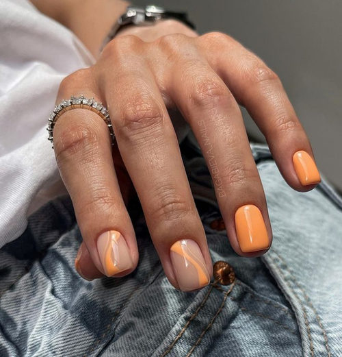 Manicure for short square nails: fashion news 2021-2022