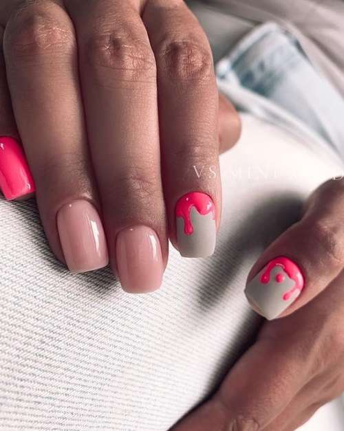 Manicure for short square nails: fashion news 2021-2022