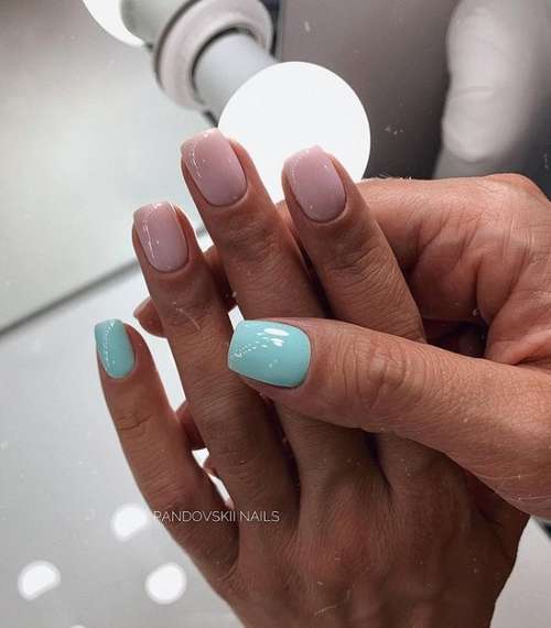 Manicure for short square nails: fashion news 2021-2022