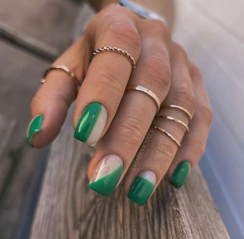 Manicure for short square nails: fashion news 2021-2022