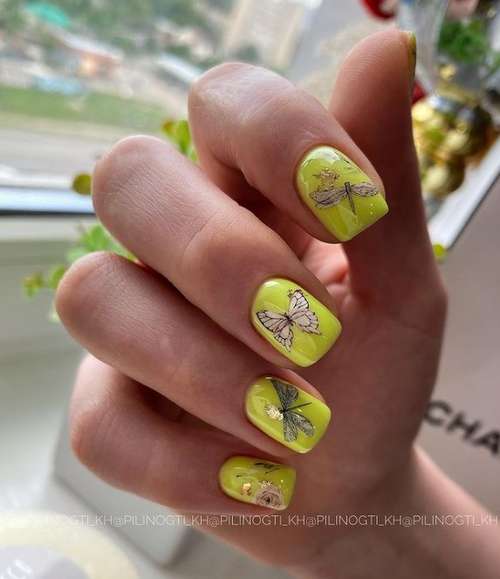 Manicure for short square nails: fashion news 2021-2022