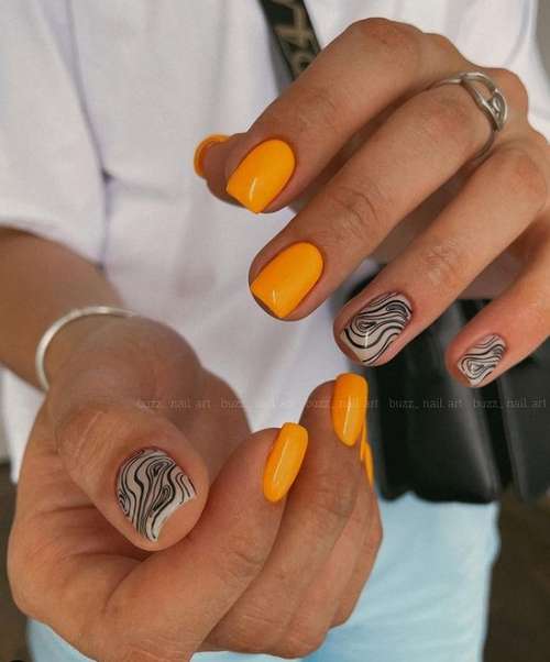 Manicure for short square nails: fashion news 2021-2022