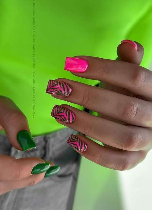 Manicure for short square nails: fashion news 2021-2022