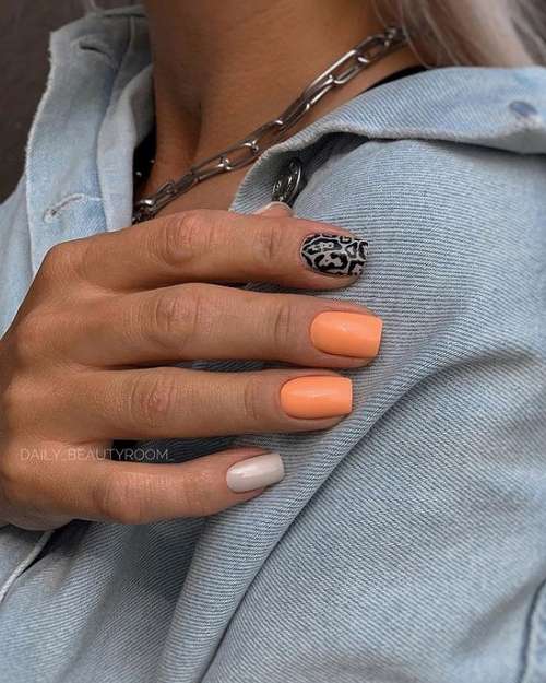 Manicure for short square nails: fashion news 2021-2022