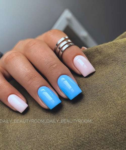 Manicure for short square nails: fashion news 2021-2022