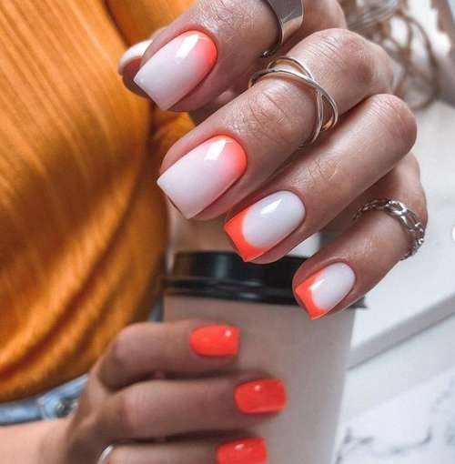 Manicure for short square nails: fashion news 2021-2022