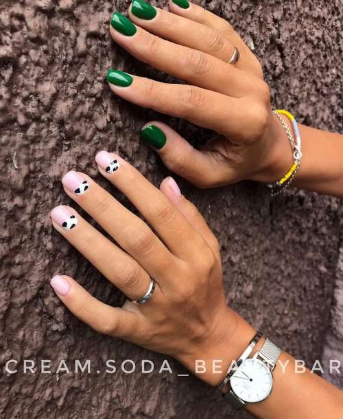 Ultra-fashionable manicure with animal print: new items 2021, photos