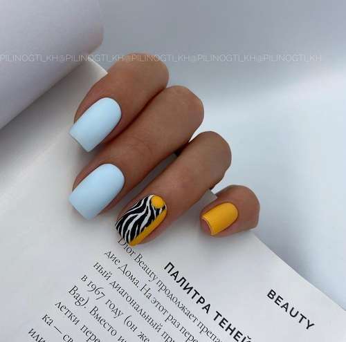 Ultra-fashionable manicure with animal print: new items 2021, photos