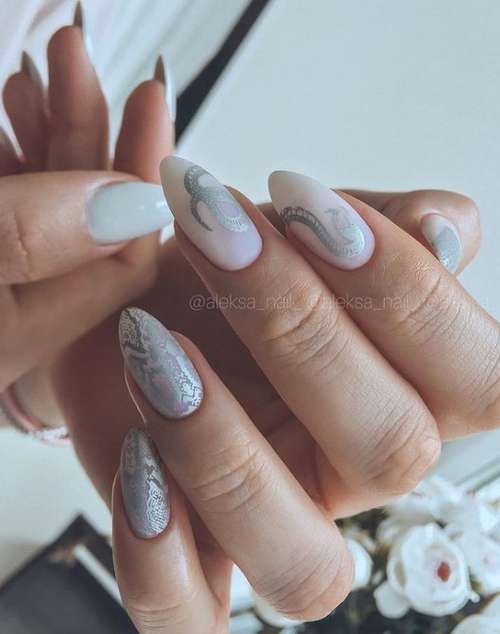 Ultra-fashionable manicure with animal print: new items 2021, photos