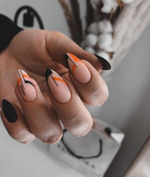 Trendy autumn jacket 2021: new nail designs, photos