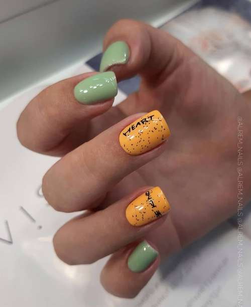 Autumn manicure 2021 for short nails: photos, design trends