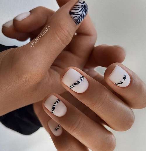 Autumn manicure 2021 for short nails: photos, design trends