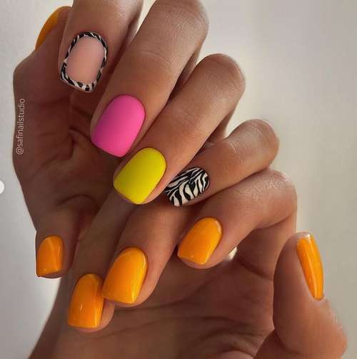 Autumn manicure 2021 for short nails: photos, design trends