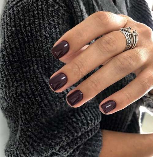 Manucure d'automne 2021 pour ongles courts: photos, tendances du design