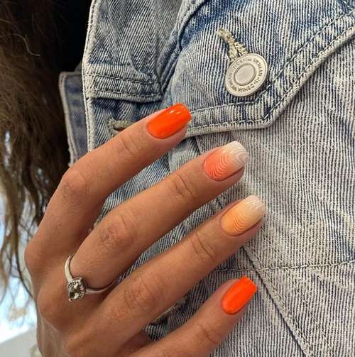 Autumn manicure 2021 for short nails: photos, design trends