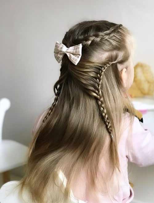 Creative hairstyle on september 1