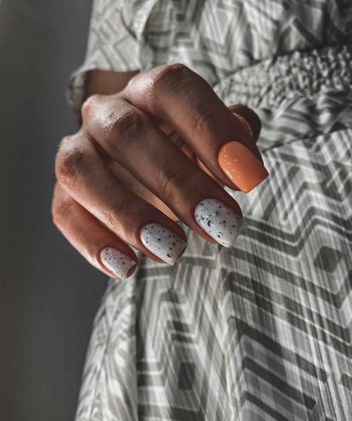 Colored camouflage bases: new manicure 2021, photo