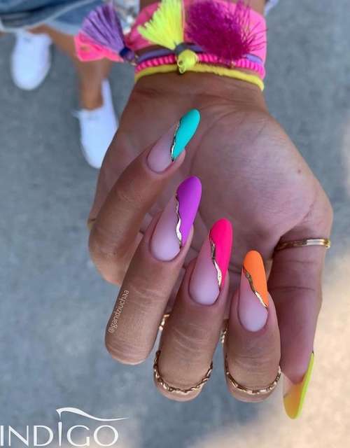 Neon nails design