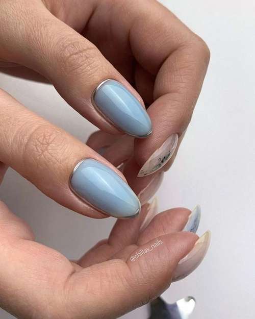 Colored camouflage bases: new manicure 2021, photo