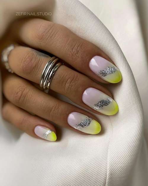 Colored camouflage bases: new manicure 2021, photo