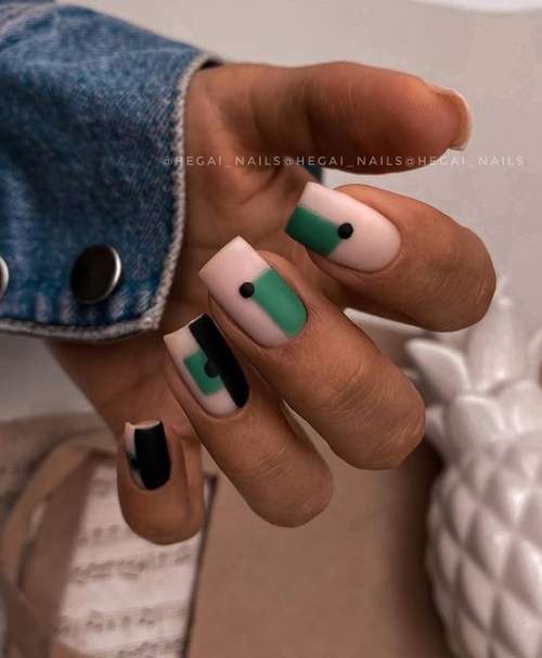 Colored camouflage bases: new manicure 2021, photo