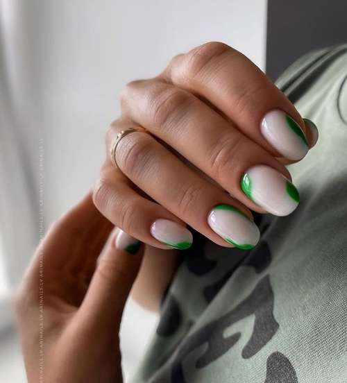 Colored camouflage bases: new manicure 2021, photo