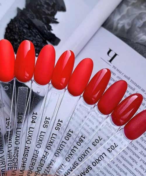 Vernis gel rouge Luxio