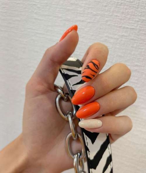 Zebra manicure 2021: photo, spectacular new design