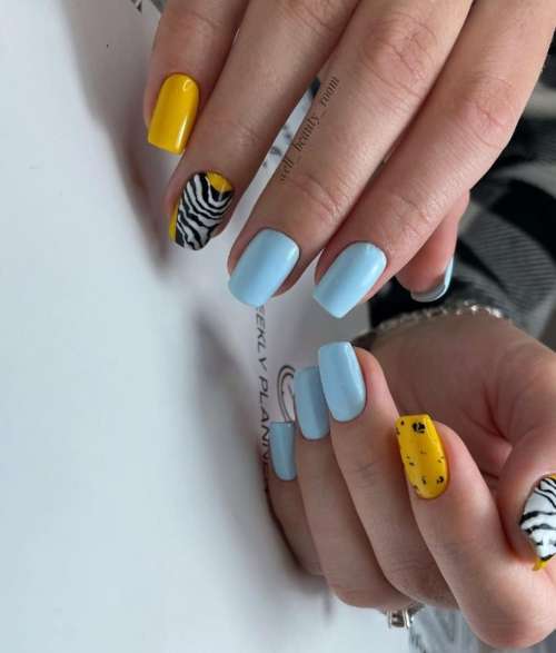 Zebra manicure 2021: photo, spectacular new designs