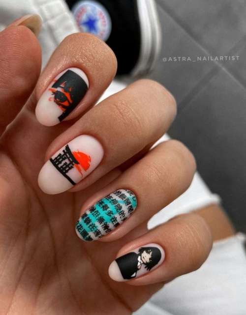 Autumn nail design 2021: beautiful new items, photos