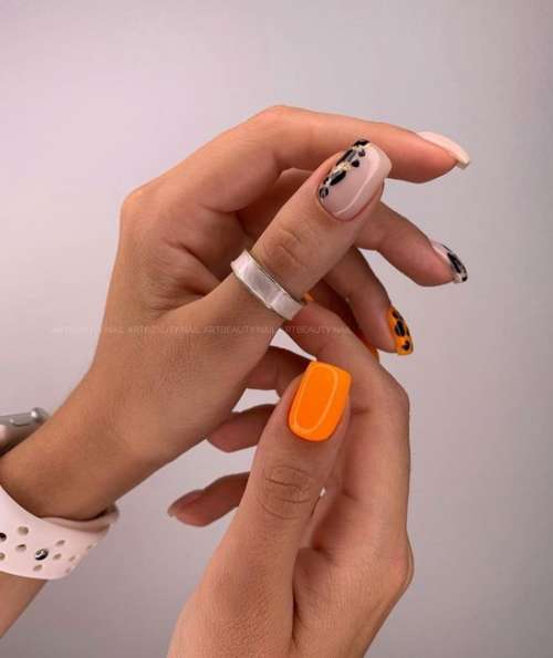 Autumn nail design 2021: beautiful new items, photos