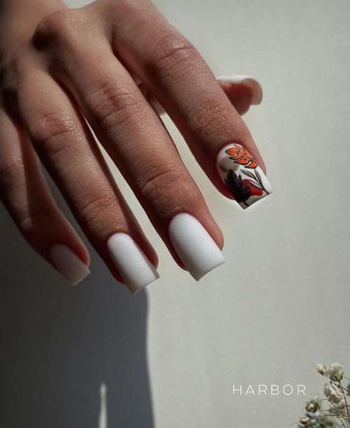 Autumn nail design 2021: beautiful new items, photos