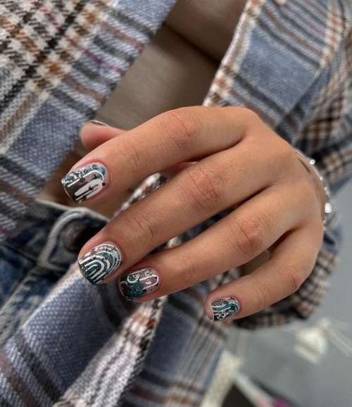 Autumn nail design 2021: beautiful new items, photos