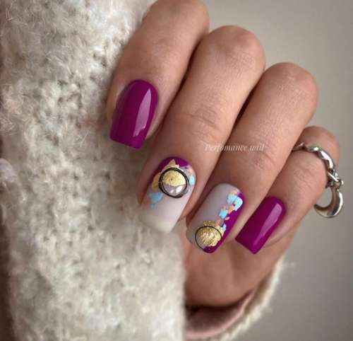 Autumn nail design 2021: beautiful new items, photos