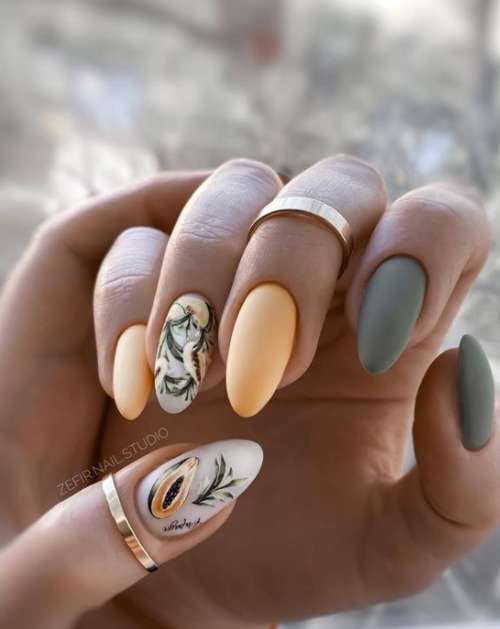 Autumn nail design 2021: beautiful new items, photos