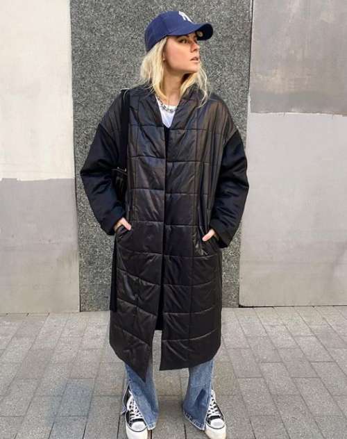 Oversized down jackets: trends in 2022, photos with what to wear