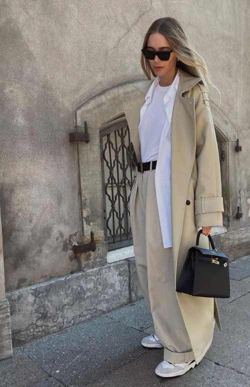 quoi porter avec une chemise oversize blanche