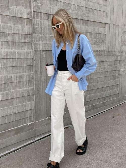 Oversized shirt 2022: trends, how to wear, women's looks