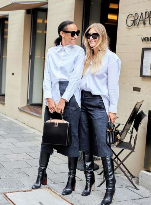 Oversized shirt 2022: trends, how to wear, women's looks