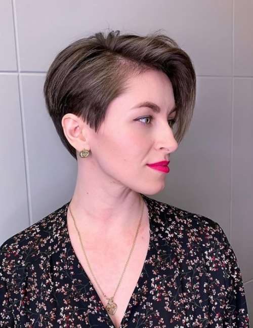 Coupe de cheveux Pixie bob: photos de coupes de cheveux de tous les côtés