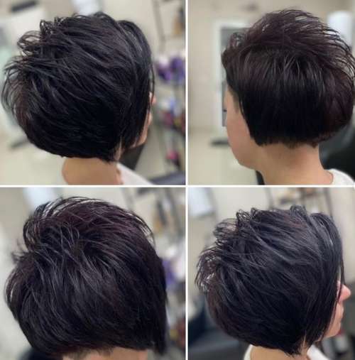 Coupe de cheveux Pixie bob: photos de coupes de cheveux de tous les côtés