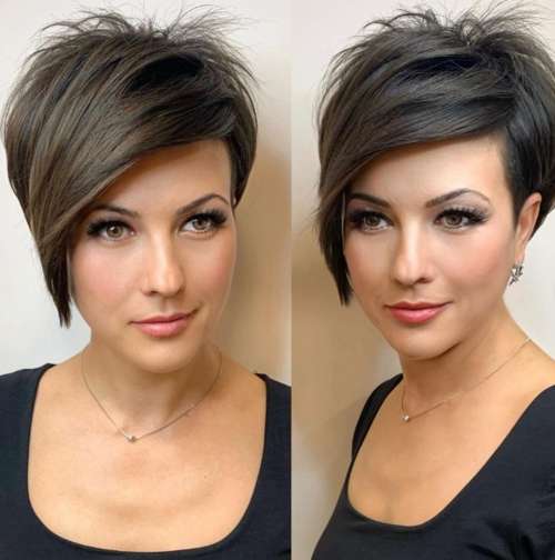 Pixie bob haircut: photos of haircuts from all sides