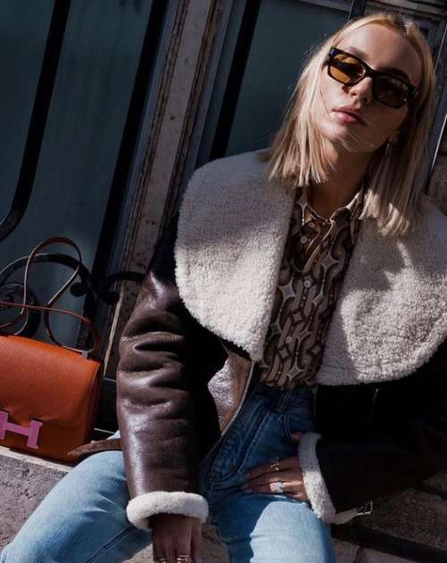 Manteaux en peau de mouton à la mode 2022: looks d'hiver pour femmes, tendances, modèles
