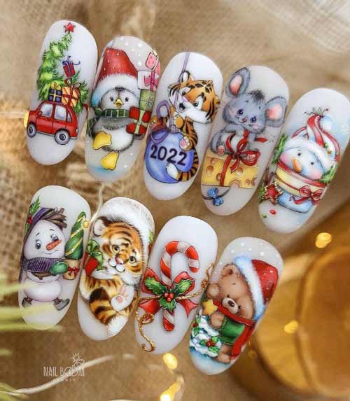 New Year nail art 2022