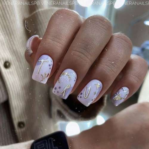 New Year's manicure 2022: elegant design, colors, ideas in the photo