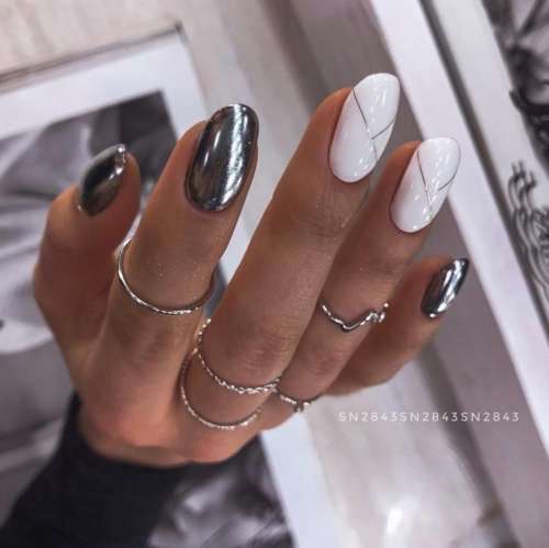 New Year's manicure 2022: elegant design, colors, ideas in the photo