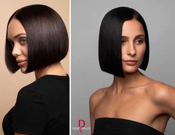 Short bob types of trends photo