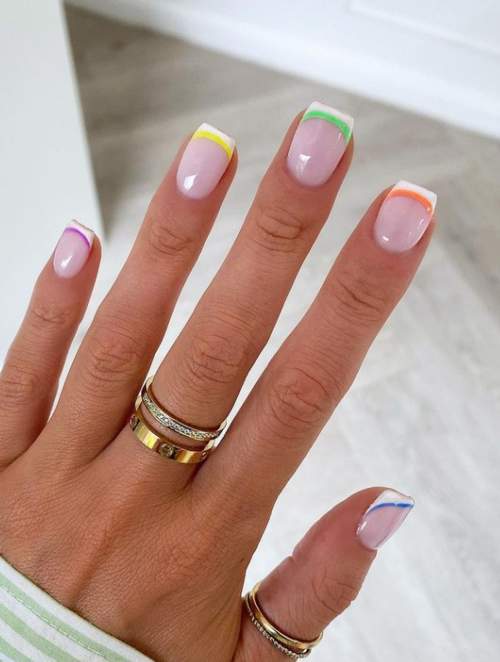 White manicure for short nails: new design 2022, photo