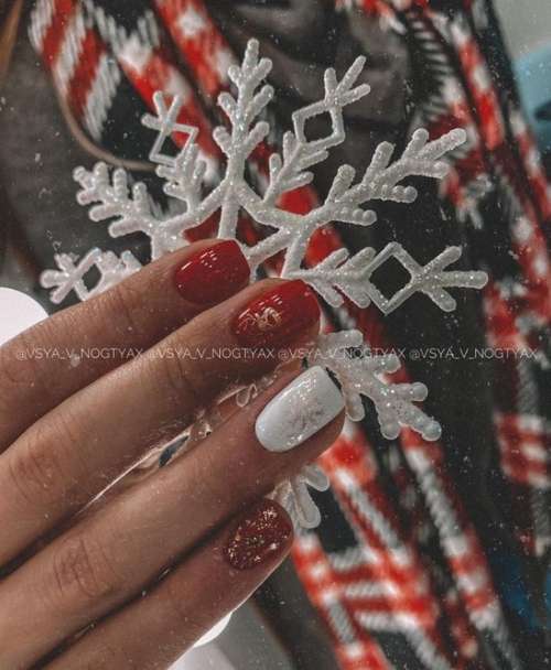 Manicure winter 2022: trends, beautiful photos, new designs