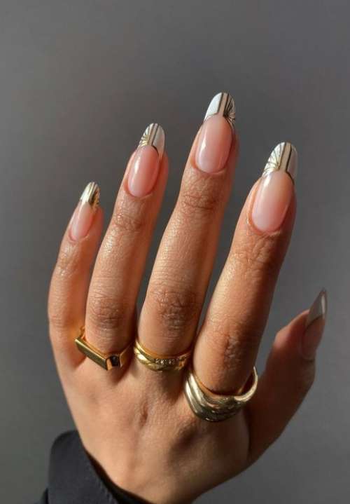 Fashionable French manicure